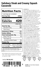 Salisbury Steak and Creamy Squash Casserole