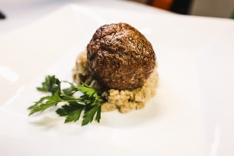 Mini Meatloaf with Mashed Cauliflower